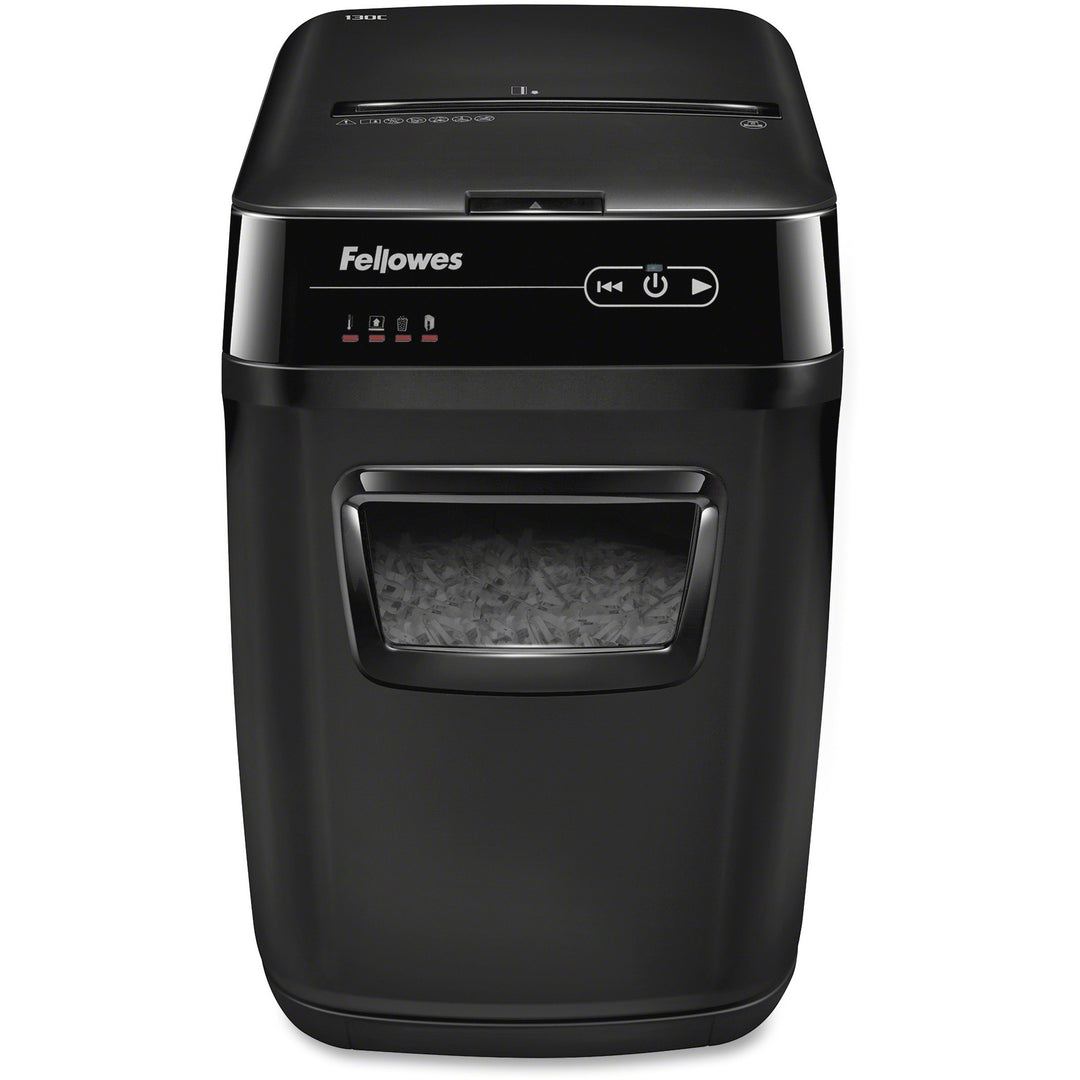 Image of Fellowes® Automax 150c Auto Feed Cross-Cut Shredder, 150 Auto/8 Manual Sheet Capacity