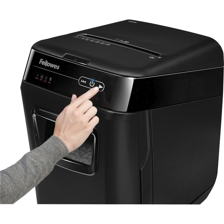 Image of Fellowes® Automax 200c Auto Feed Cross-Cut Shredder, 200 Auto/10 Manual Sheet Capacity