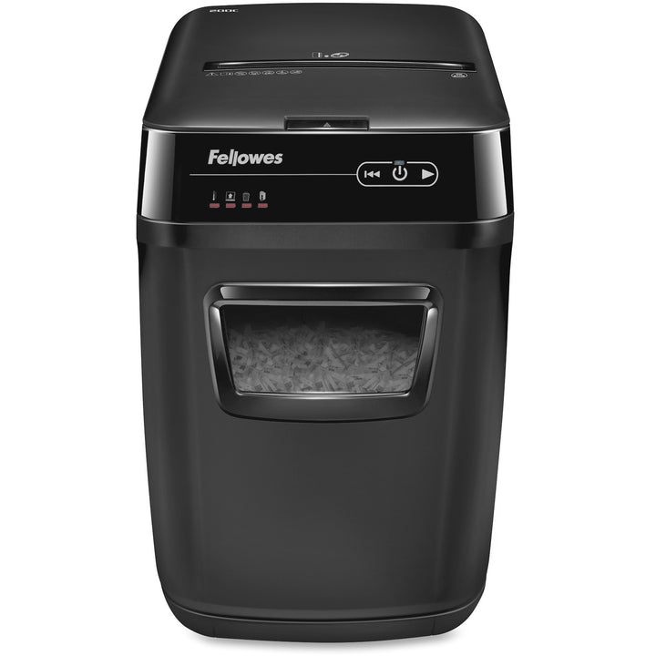 Image of Fellowes® Automax 200c Auto Feed Cross-Cut Shredder, 200 Auto/10 Manual Sheet Capacity
