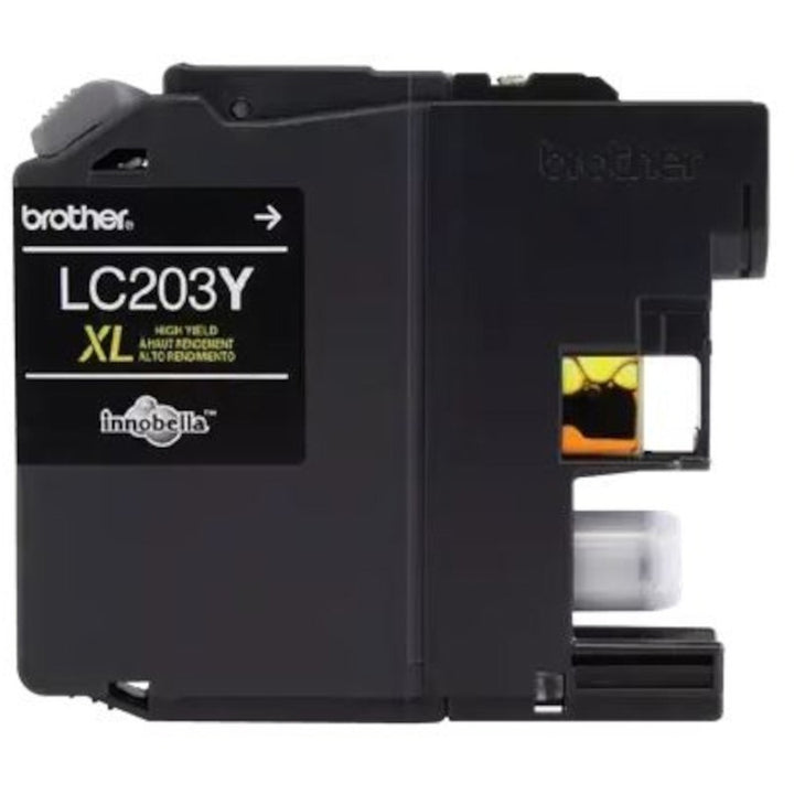 Image of Brother Innobella LC203Y LC203 High-yield Ink Cartridges, 550 Pages, 1 Each