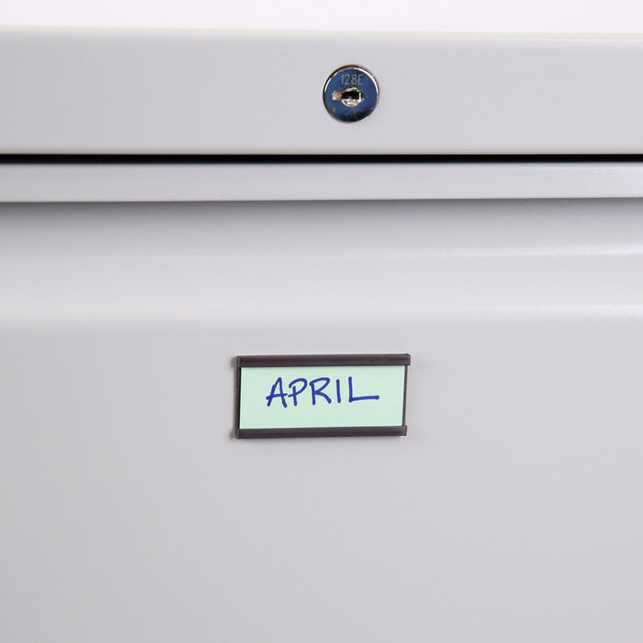 Image of Bi-silque Data Cards, Magnetic, 1"x2", 25/PK, Black