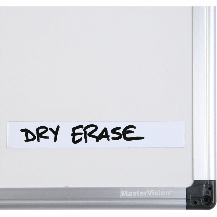 Image of Bi-silque Dry-Erase Strips, Magnetic, 7/8"x6", 25/PK, White