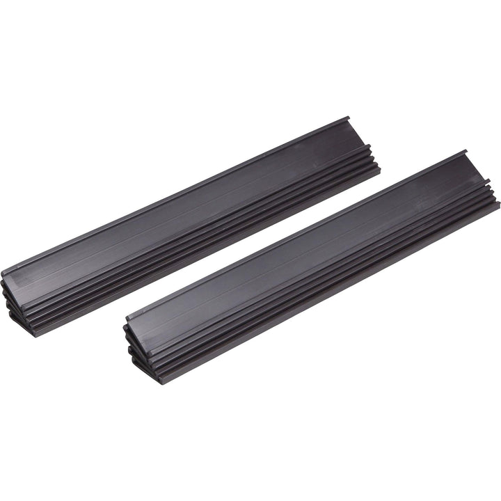 Image of Bi-silque Magnetic Data Cards, 6"x1", 10/PK, Black