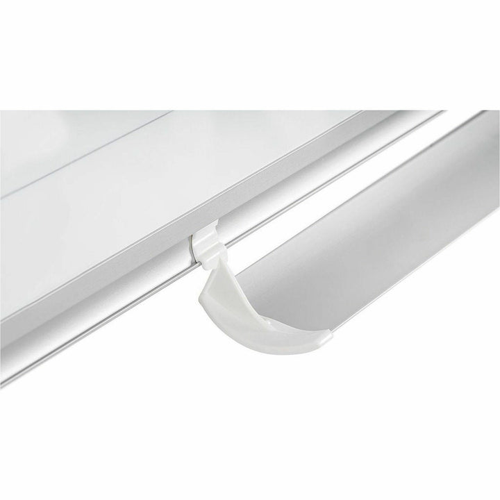 Image of MasterVision® Ruled Magnetic Steel Dry Erase Planning Board, 48" x 36", White Surface, Satin Aluminum Frame