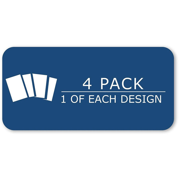 Image of Roaring Spring® Notepad,1-Subject,Wirebound, 5-1/2"x7", 4/PK,AST