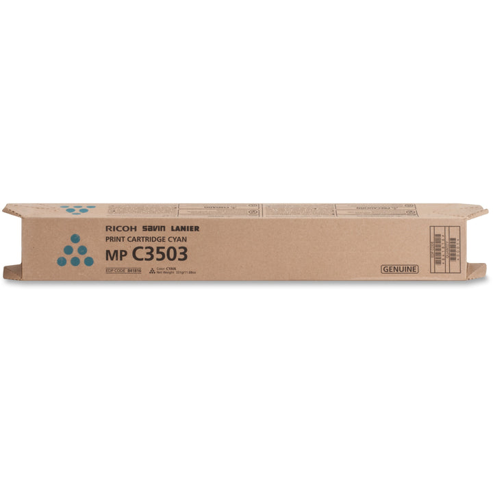 Image of Ricoh® Toner Cartridge, f/3003/3503, 18,000 Page Yield, Cyan