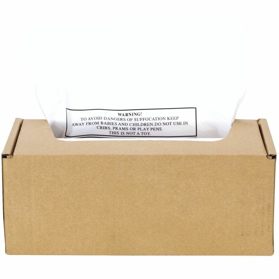 Image of Fellowes® Shredder Waste Bags, 16 To 20 Gal Capacity, 50/carton
