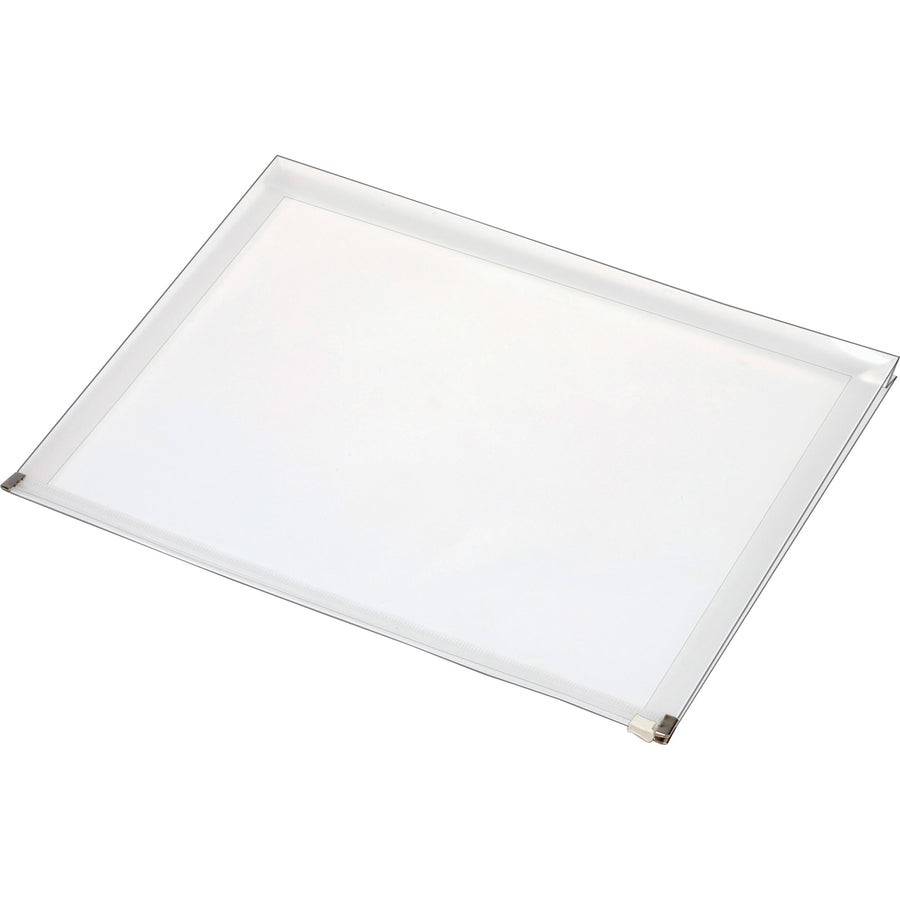 Image of Pendaflex 84190GW Zippered Closure Poly Envelopes, Document, 13" W x 10" Length, Zippered, Clear, Poly, 5 / Pack