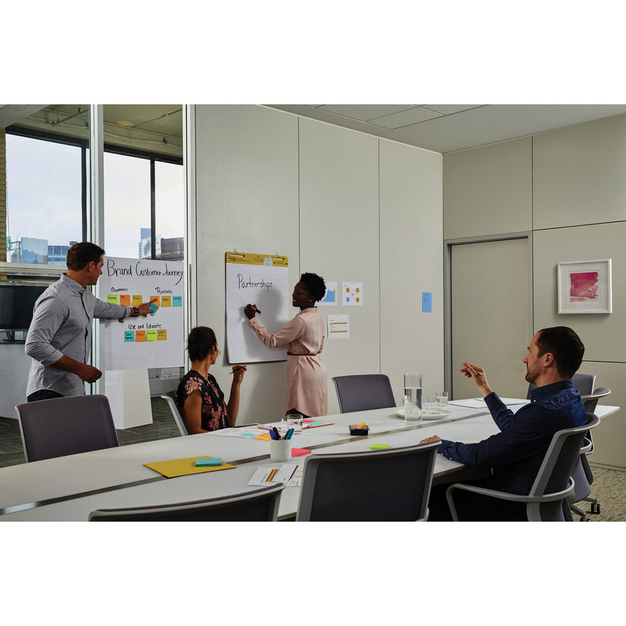 Image of 3M Wall Pad, Self-Stick, Plain, 20 Shts, 20"x23", 4/CT, White