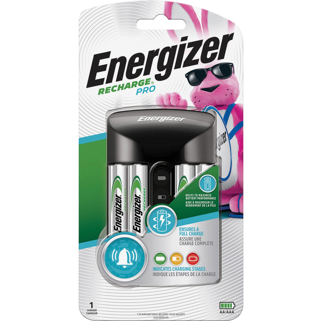 Image of Eveready® Battery Recharger, f/2AA/4AAA Batteries, Black