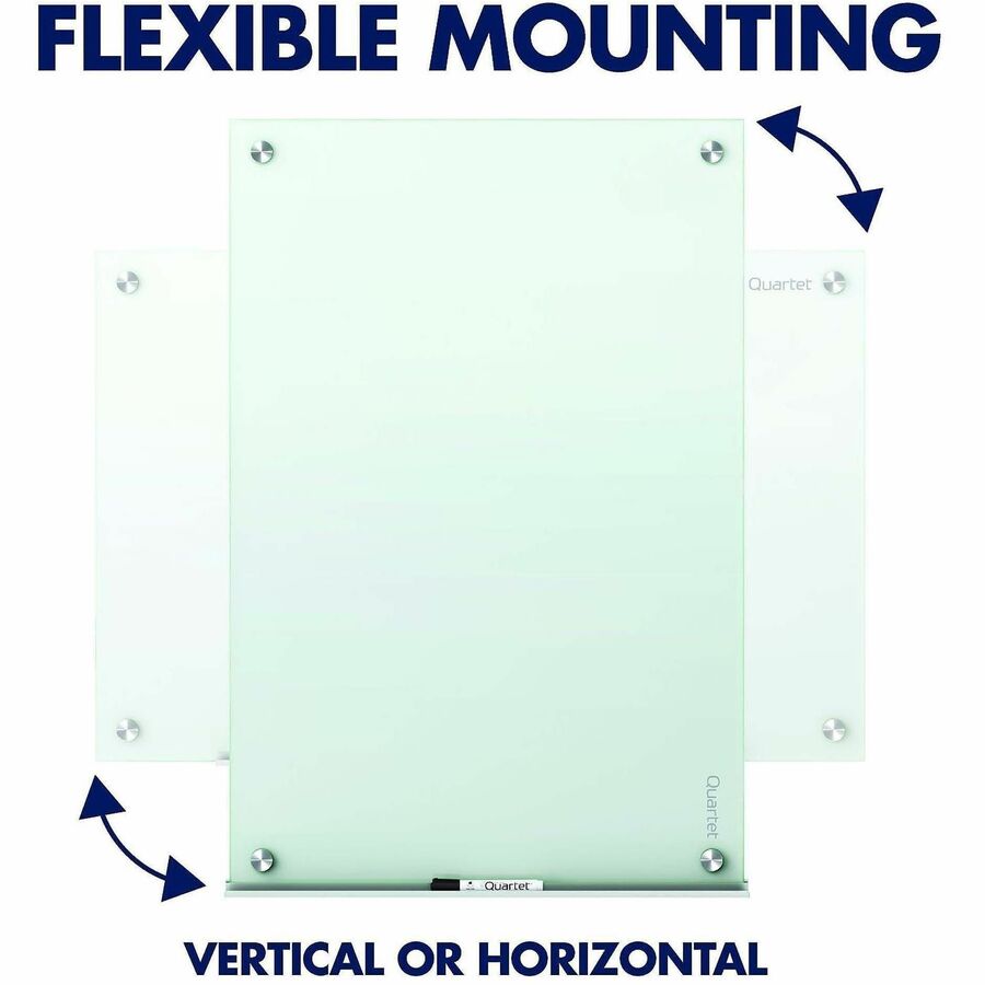 Image of Quartet® Infinity Magnetic Glass Marker Board, 24" x 18", White Surface