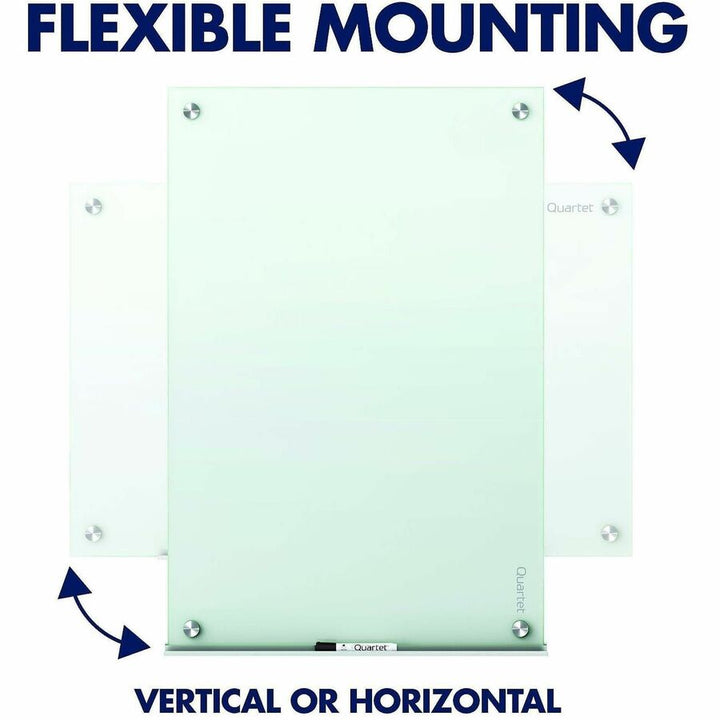 Image of Quartet® Infinity Magnetic Glass Marker Board, 36" x 24", White Surface