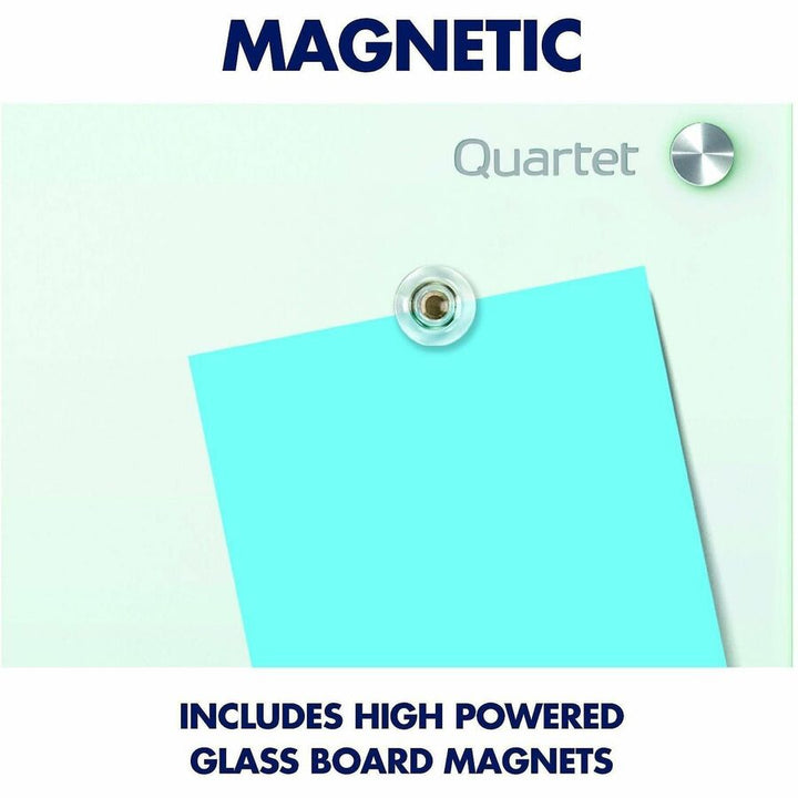 Image of Quartet® Infinity Magnetic Glass Marker Board, 36" x 24", White Surface