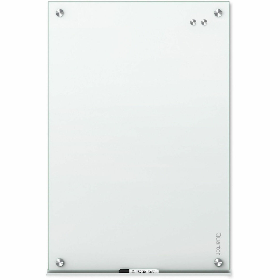 Image of Quartet® Infinity Magnetic Glass Marker Board, 48" x 36", White Surface