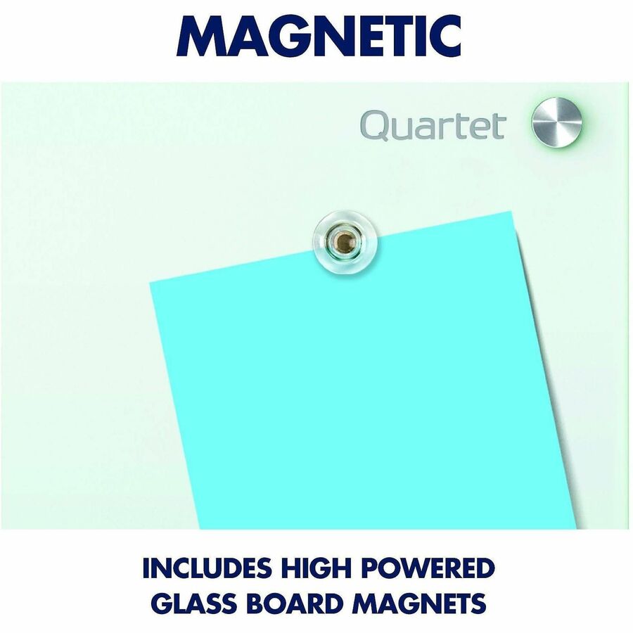 Image of Quartet® Infinity Magnetic Glass Marker Board, 48" x 36", White Surface