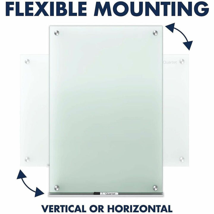 Image of Quartet® Infinity Glass Marker Board, 72" x 48", Frost Surface