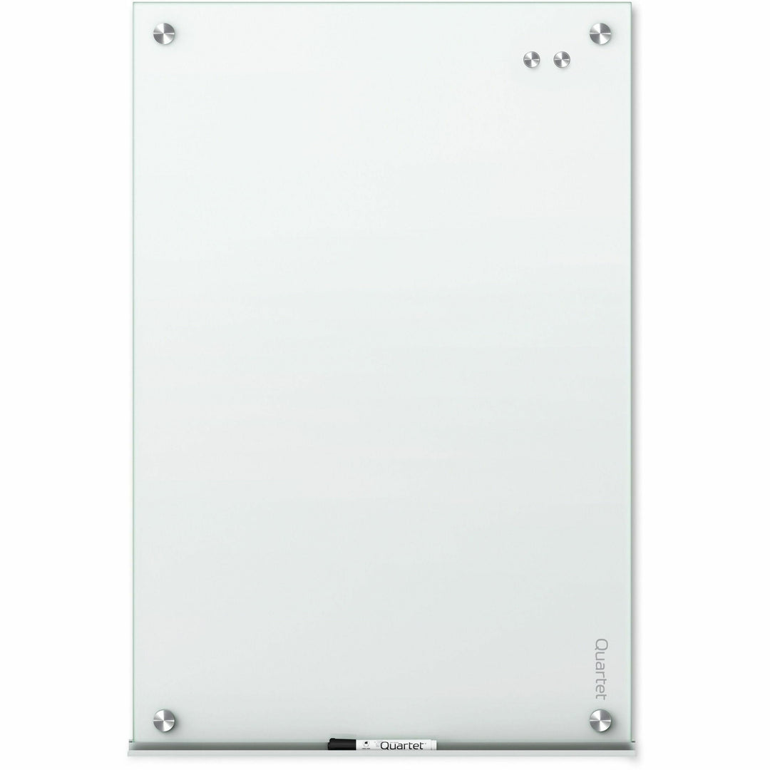 Image of Quartet® Glass Marker Board, Infinity, Frameless, 8"x4", White