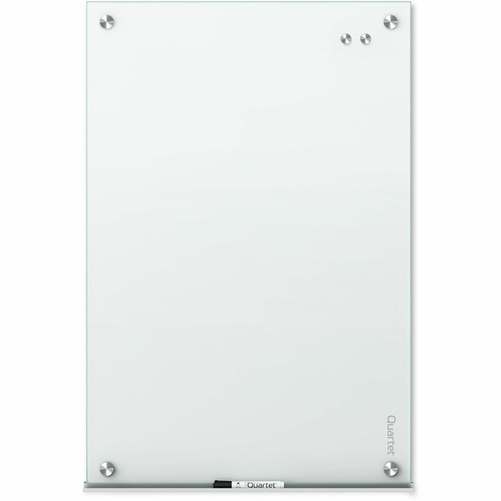 Image of Quartet® Glass Marker Board, Infinity, Frameless, 8"x4", White