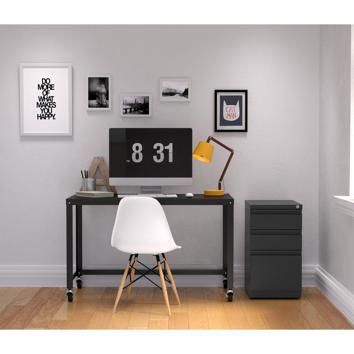 Image of Lorell Pedestal File, B/B/F, Mobile, 15"x19-7/8"x27-3/4", CCL