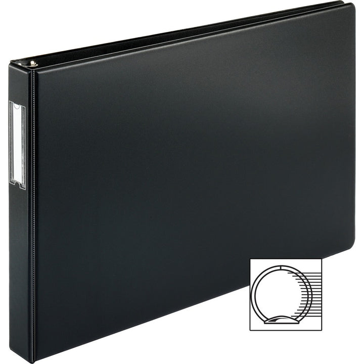 Image of Business Source Reference Binder, 11"x17", 1", Black