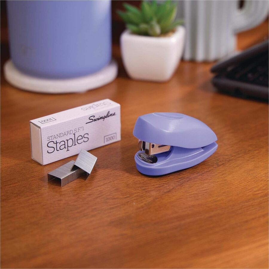 Image of Swingline® Mini Stapler, 12 Sht Capacity, Purple
