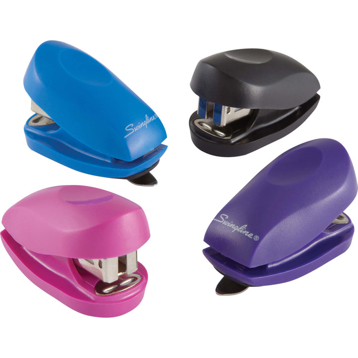 Image of Swingline® Mini Stapler, 12 Sht Capacity, Purple