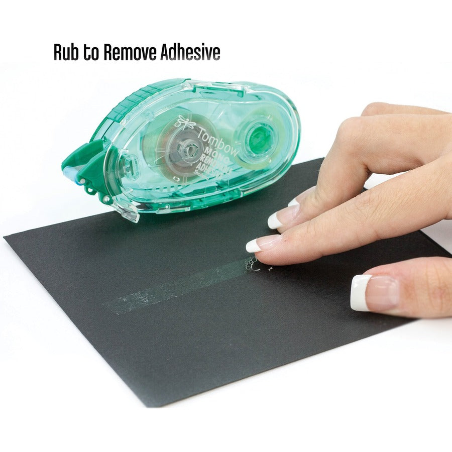 Image of Tombow® Mono® Removable Adhesive Refill, 0.33" X 39.33 Ft, Dries White, 3/pack