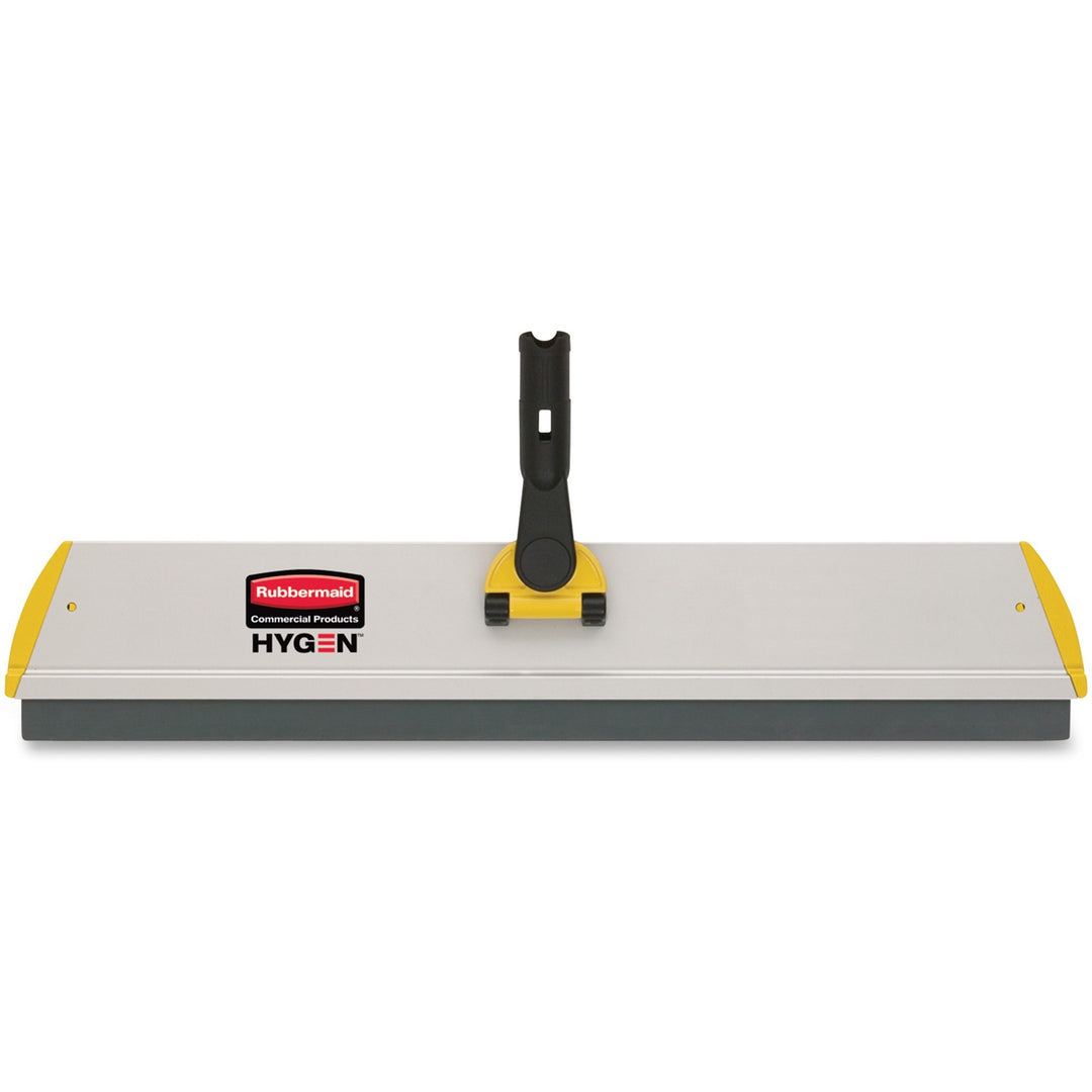 Image of Rubbermaid Commercial HYGEN Q560 Quick Connect Wet/Dry Frame, Lightweight, Yellow, Aluminum, 1 Each