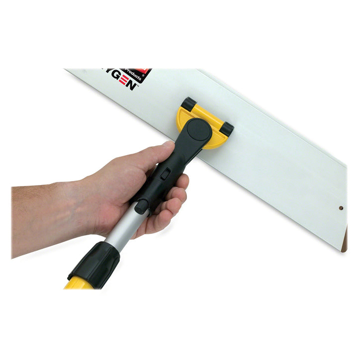 Image of Rubbermaid Commercial HYGEN Q560 Quick Connect Wet/Dry Frame, Lightweight, Yellow, Aluminum, 1 Each