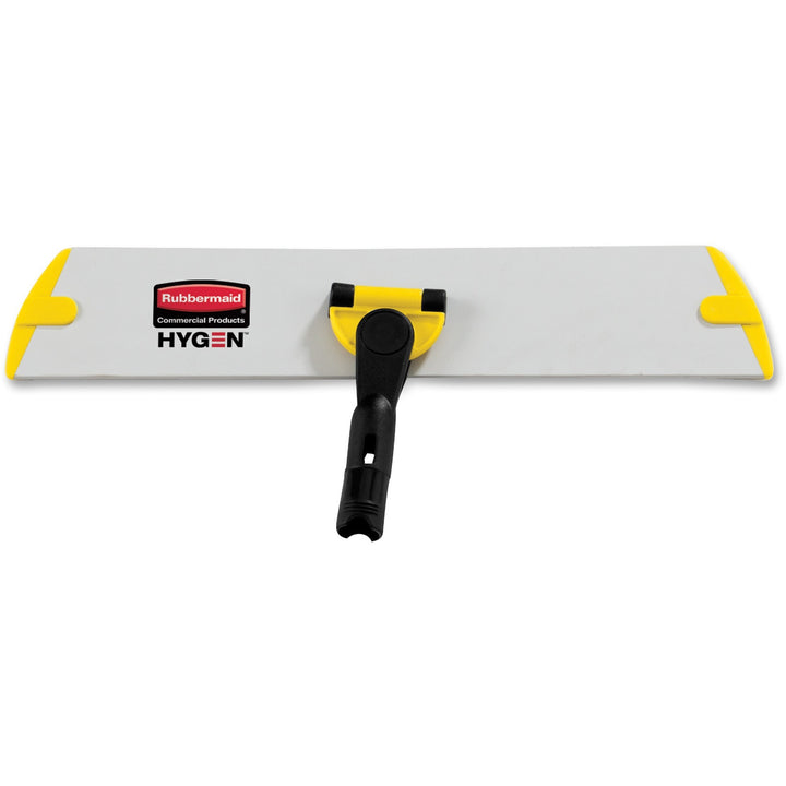 Image of Rubbermaid Commercial HYGEN Q560 Quick Connect Wet/Dry Frame, Lightweight, Yellow, Aluminum, 1 Each