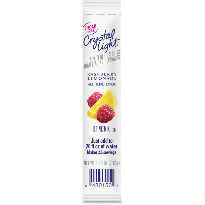 Image of Crystal Light On The Go 00015 On-The-Go Raspberry Lemonade Mix Sticks, 0.16 oz, 1 Box