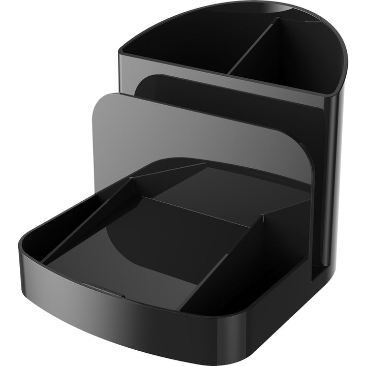 Image of deflecto® Desk Organizer, 5-3/8"Wx6-3/4"Dx5"H, Black