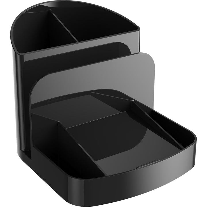 Image of deflecto® Desk Organizer, 5-3/8"Wx6-3/4"Dx5"H, Black