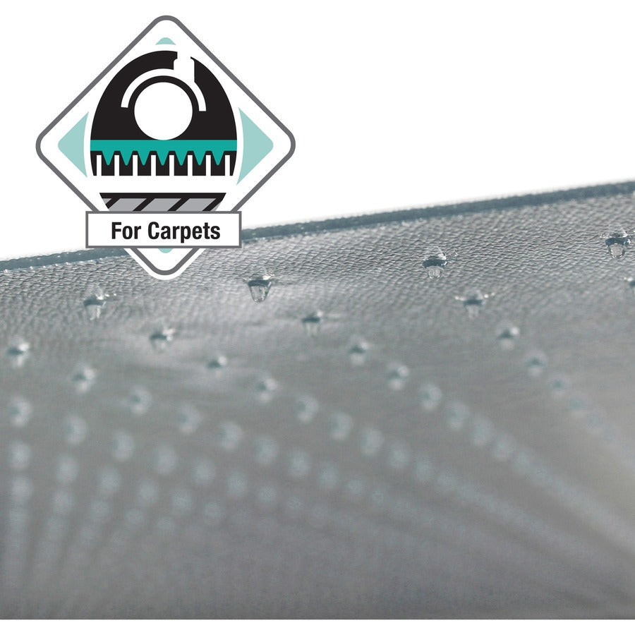 Image of Floortex® Cleartex Ultimat XXL Polycarbonate Square General Office Mat for Carpets, 60 x 60, Clear