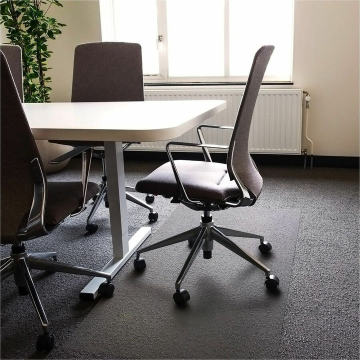 Image of Floortex® Cleartex Ultimat XXL Polycarbonate Square General Office Mat for Carpets, 60 x 60, Clear