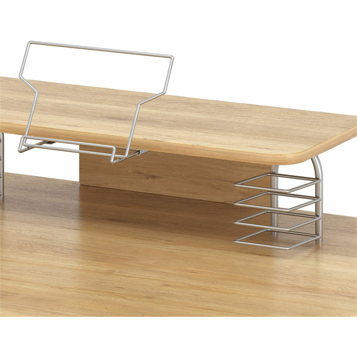 Image of Lorell Computer Desk, Laminate, 23-3/5"x35-2/5"x35-1/5", MPL