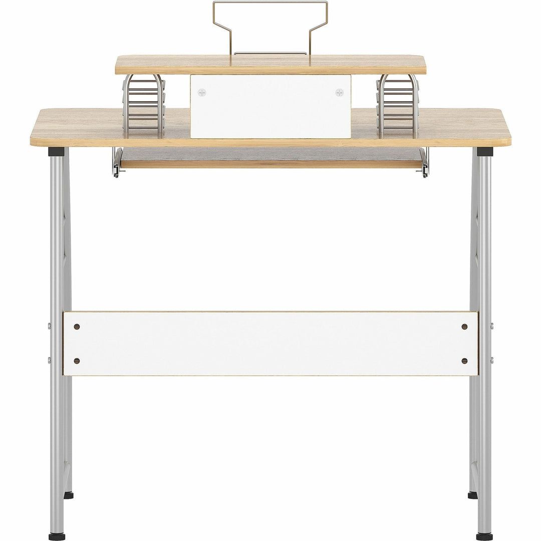 Image of Lorell Computer Desk, Laminate, 23-3/5"x35-2/5"x35-1/5", MPL