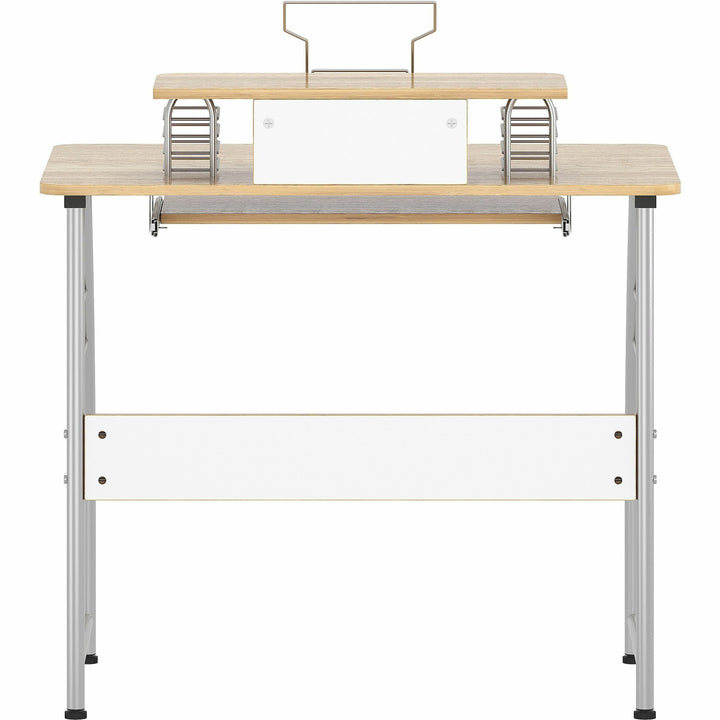 Image of Lorell Computer Desk, Laminate, 23-3/5"x35-2/5"x35-1/5", MPL