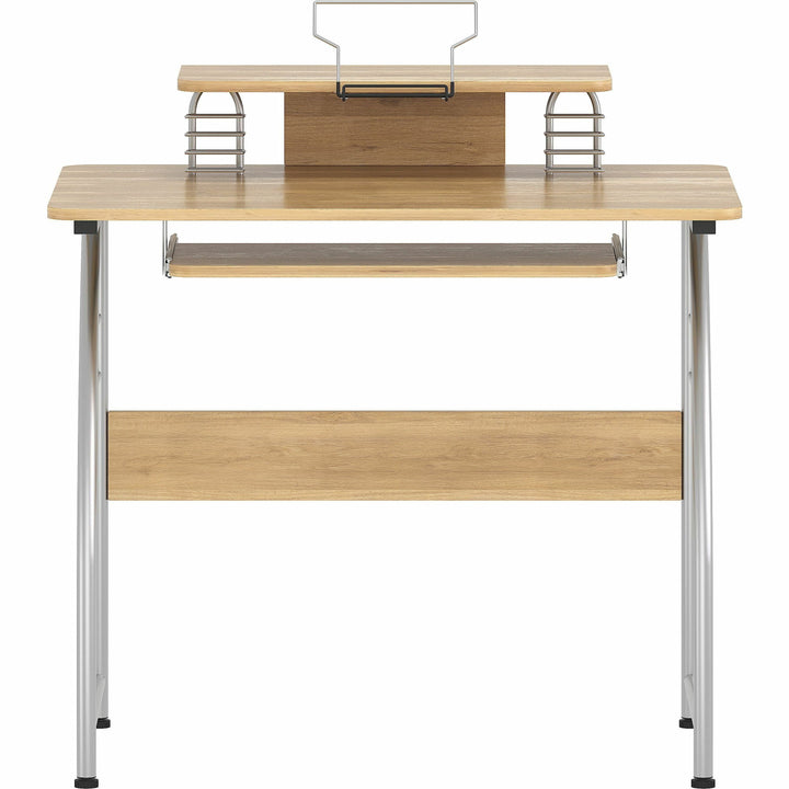 Image of Lorell Computer Desk, Laminate, 23-3/5"x35-2/5"x35-1/5", MPL