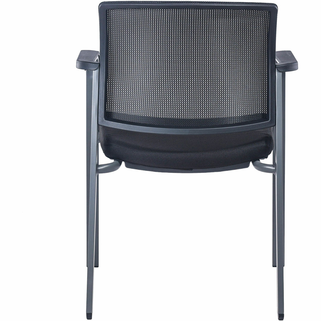 Image of Lorell Guest Chair, 22-7/8"x22-5/8"x32-1/8", Mesh/Black