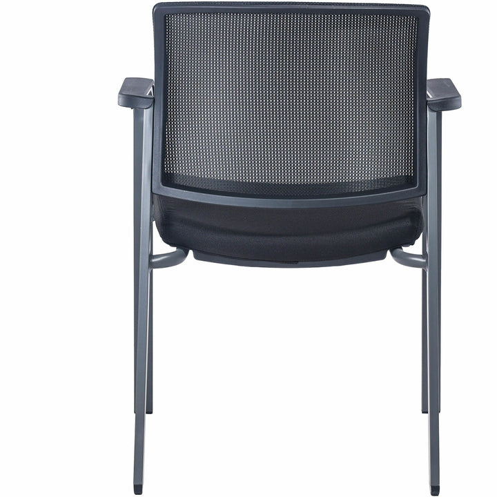 Image of Lorell Guest Chair, 22-7/8"x22-5/8"x32-1/8", Mesh/Black
