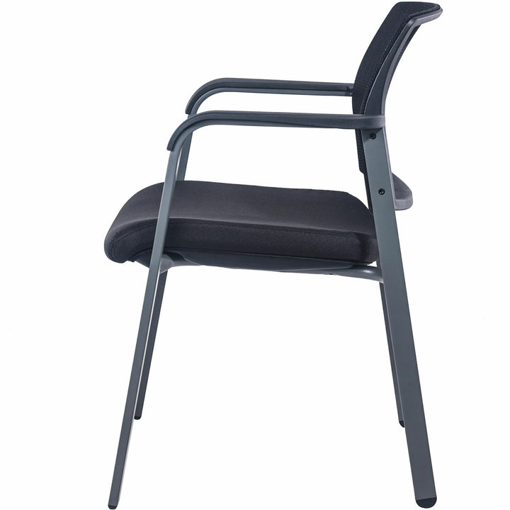 Image of Lorell Guest Chair, 22-7/8"x22-5/8"x32-1/8", Mesh/Black