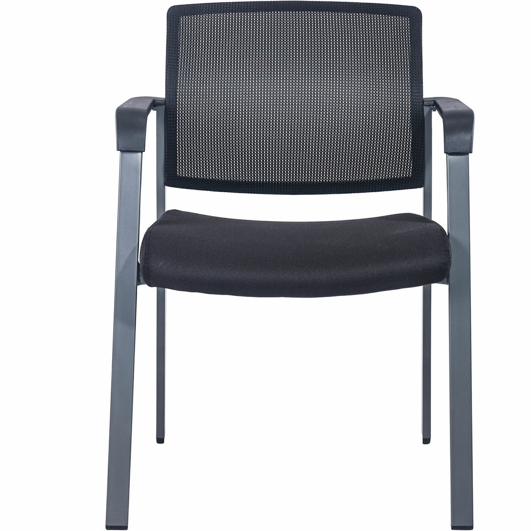 Image of Lorell Guest Chair, 22-7/8"x22-5/8"x32-1/8", Mesh/Black