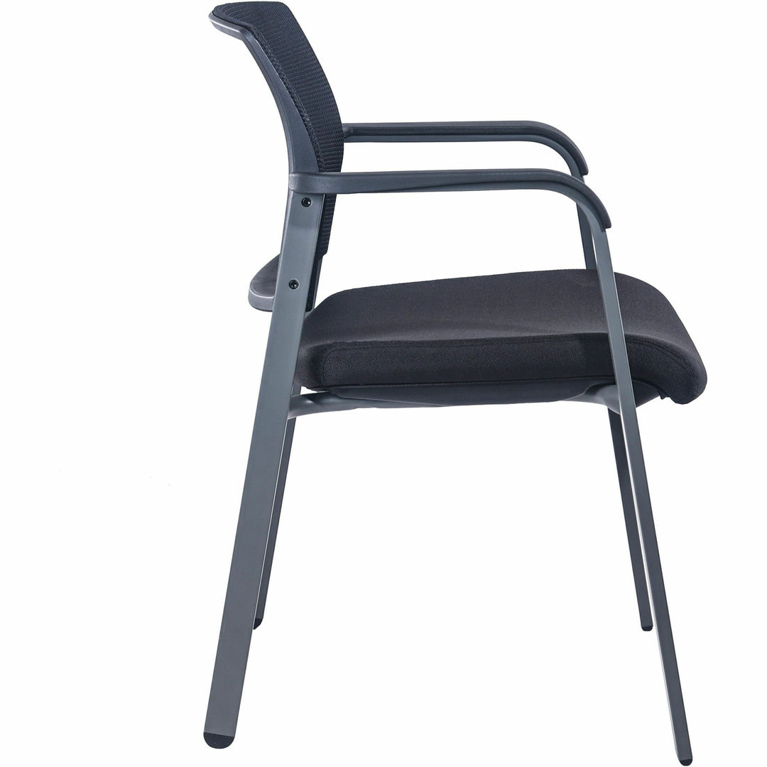 Image of Lorell Guest Chair, 22-7/8"x22-5/8"x32-1/8", Mesh/Black