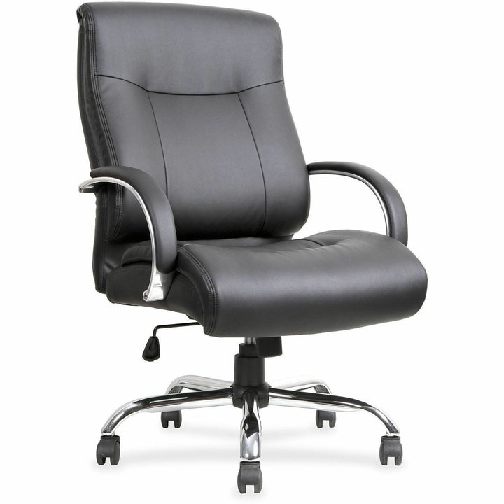 Image of Lorell Chair, 450lb Capacity, 22-7/8"x30-1/4"x46-7/8", Black