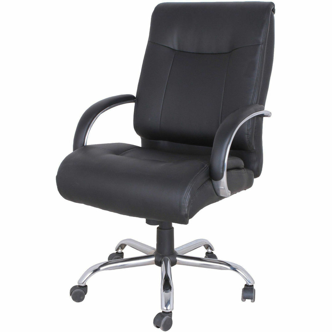 Image of Lorell Chair, 450lb Capacity, 22-7/8"x30-1/4"x46-7/8", Black