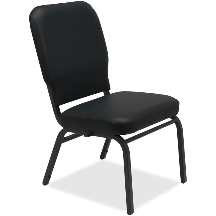 Image of Lorell 59596 Oversize Stack Chairs with No Arms
