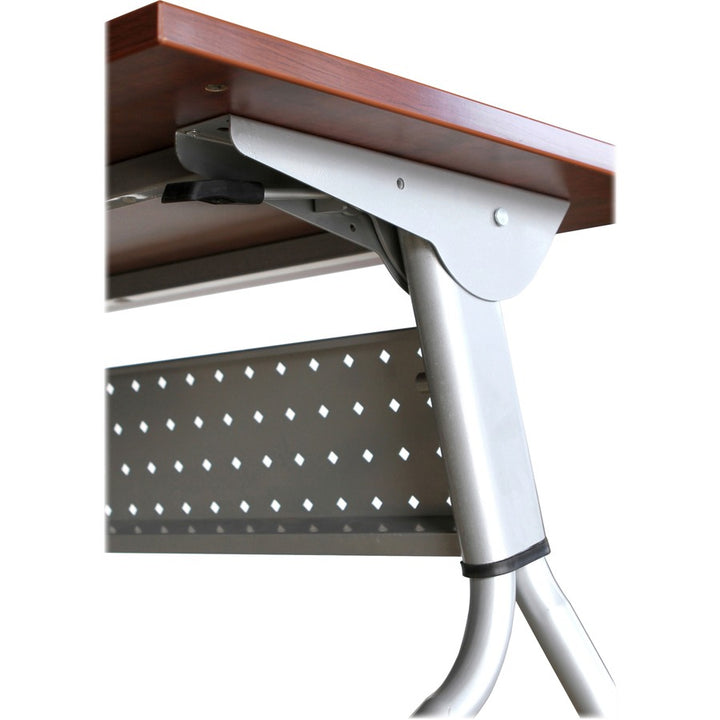 Image of Lorell Training Table, 60"x23-3/5"x29-1/2", Mahogany/SR