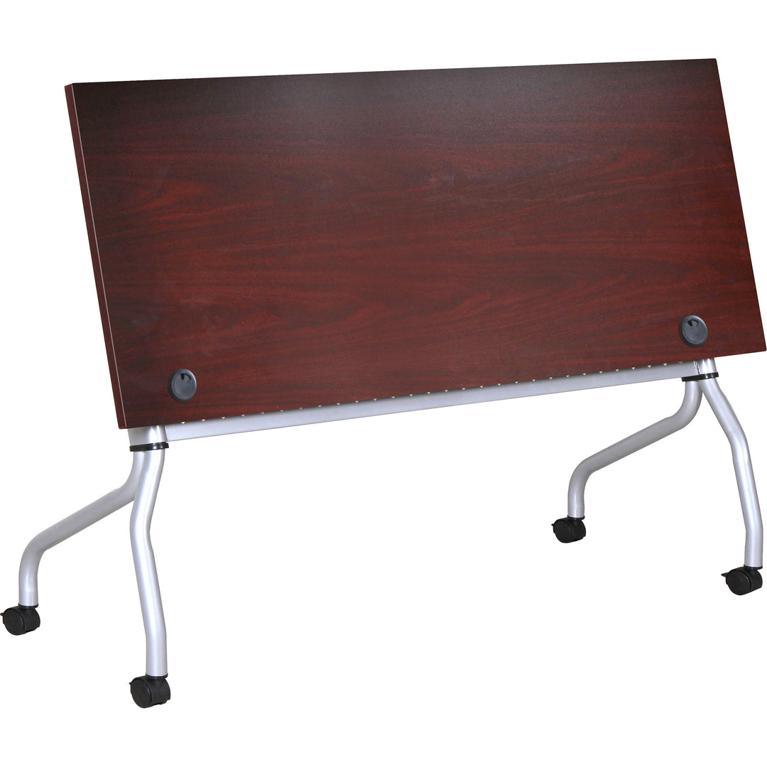 Image of Lorell Training Table, 72"x23-3/5"x29-1/2", Mahogany/SR