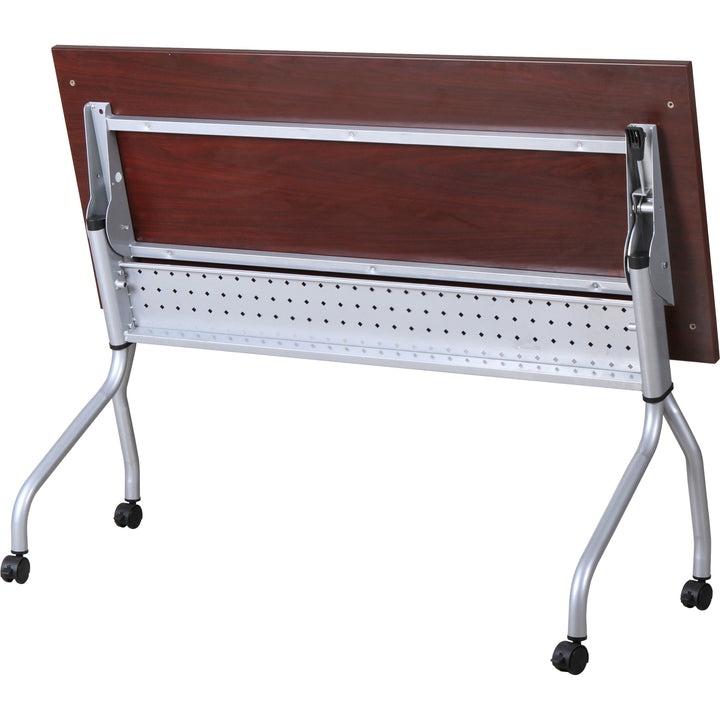 Image of Lorell Training Table, 72"x23-3/5"x29-1/2", Mahogany/SR